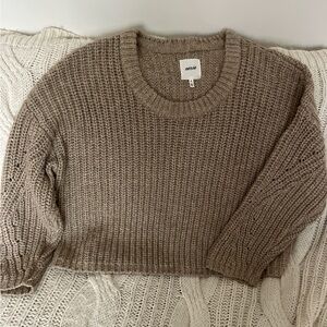 Aerie Chunky Knit Sweater in Brown